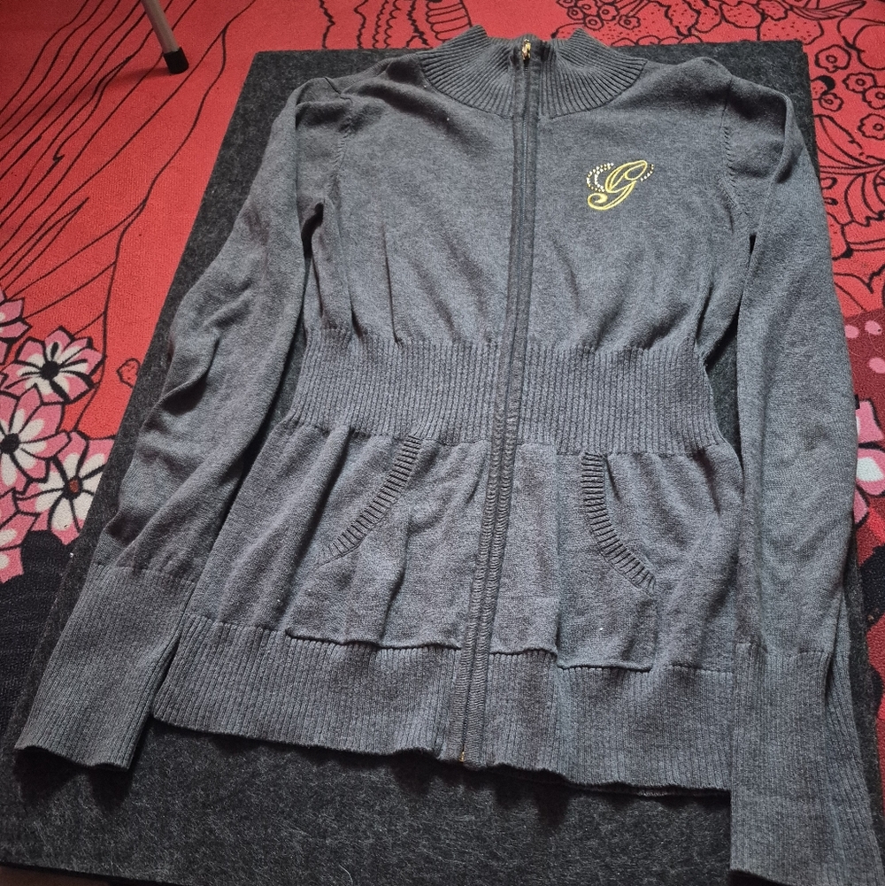 Guess Gray Women's Cardigan Sweater